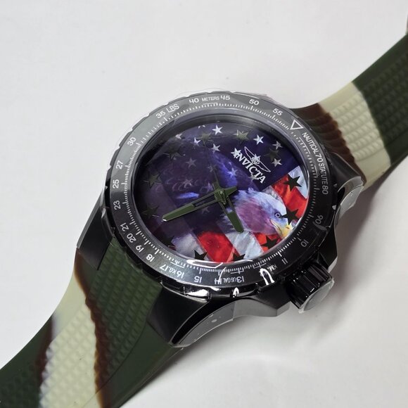 Invicta Aviator Freedom Flyer Men's Watch - 50mm, Camouflage (48956) - Picture 8 of 16